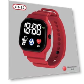 Square Waterproof LED Sports Watch — Smartwatches, AI Supermarket