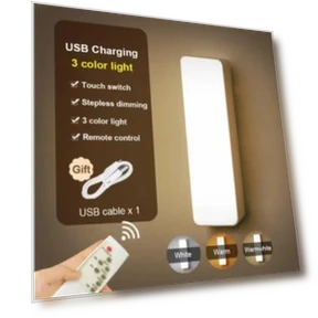 Touch Control LED Night Light with USB Charging and Wireless Dimming — Night Lights, Binchi Lighting Appliances