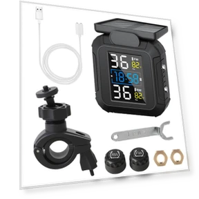 TPMS 2 Tyre Sensors Motorcycle Tire Pressure Monitoring System — Aftermarket TPMS Solutions, Lntelligent Living Hall