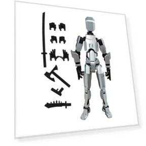 3D Printing Dolls, Full Body Robots, Decompression and Gaming Tools — Doll Crafting, Winnerer Saturn