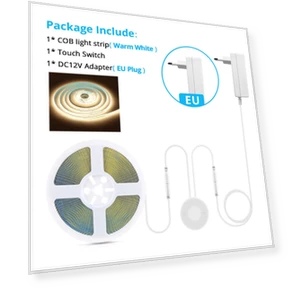 Adjustable Brightness COB LED Strip with Wireless Touch Control — LED Strips, MALITAI