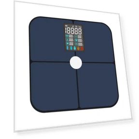 Body Fat Scale with Digital Display — Body Composition Analysis, Refreshing Home