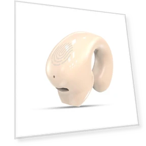 Clip-on Earbuds with Touch Control and Microphone — In-Ear Headphones, VITA Dogdog Smartwear