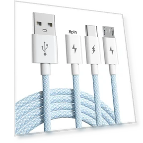Fast Charging Cable 3-in-1 — Cables, SEOBIOG