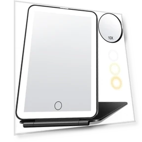 LED Touch Makeup Mirror with Light — Compact & Travel, Etruston008