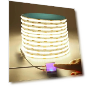 LED Vanity Mirror with Touch Sensor — Handheld, Rybakov Home Lighting