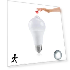 Mini E27 LED Motion Sensor Light Bulb — LED, Build My Home