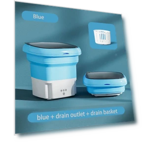 Mini Foldable Fruit Washing Machine — Compact Washing Solutions, Refreshing Home