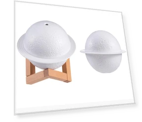 Mini USB Air Humidifier with Planet — Diffusers, Essager Electronic