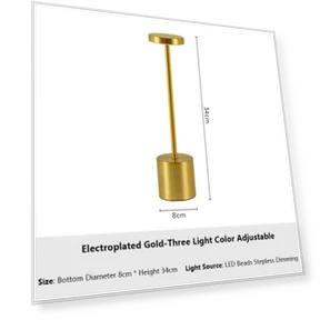 Modern Creative Metal Decorative Desk Lamp — Desk & Table Lighting, ZEKS