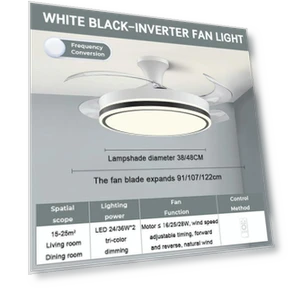 Modern Smart Ceiling Fan with Light — Ceiling Fan Lighting Solutions, Sea Global