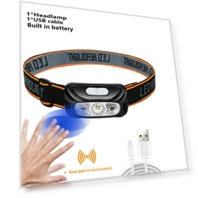 Rechargeable Touch Headlamp — Flashlights, SHIJIN Light