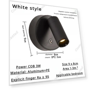 Rechargeable Wireless Wall Sconce with Touch Control — Wall Lighting, Luminaire Lighting Mall