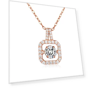 Smart Necklace with Pulsing Heart — Smart Jewelry, Lucky Star Jewelry