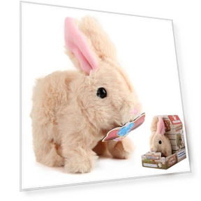 Smart Plush Bunny Toy — Interactive, Long nose