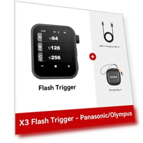 TTL HSS 2.4G Wireless Flash OLED Transmitter with Touch Screen — Camera Flashes, Godox