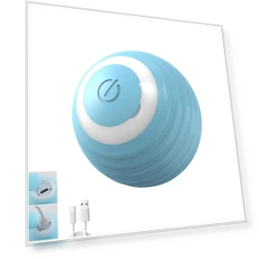 USB Rechargeable Interactive Self-Rotating Ball Toy — Cat Playthings, Diana Pet Stuff