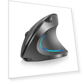 Vertical Mouse 2.4G USB Wireless Gaming Ergonomic Mouse — Mouse Pads, HZ-C