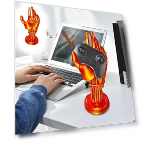 3D Printed Robot Hand — Wrist Rests, Winnerer Saturn