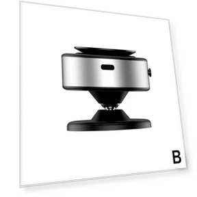 Automatic Dual-Side Phone Holder with Vacuum Suction — Mounts, Auto Launcher