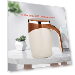 Automatic Magnetic Stirring Mug — Beverage Warmers, DC-Home-2