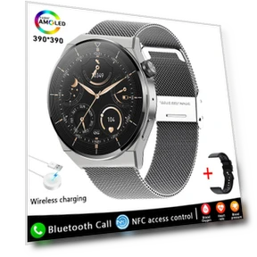 Smart Watch with AMOLED Display and Bluetooth Calling — Smartwatches, BOXUXING
