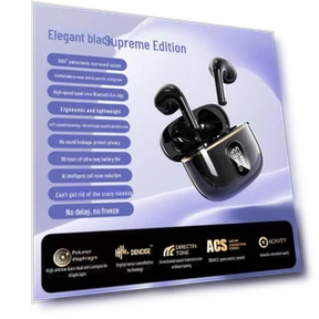 Bluetooth Gaming Headphones with Noise Cancellation and Digital Display — Over-Ear Headphones, AI Supermarket