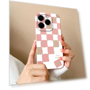 Bumper Case with Checkered Pattern — Bumpers, New Style Case