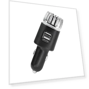 Car Air Purifier with USB Charger — Activated Carbon Air Purifiers, TOP HOME