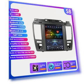 Car Multimedia Player with Tesla-Style Screen — In-Dash, Hizpo