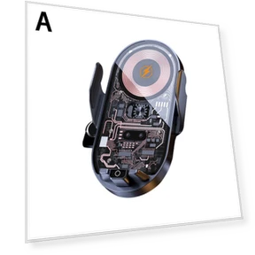 Creative Car Stand Wireless Charger — Dashboard Installation Kits, 58 Easybuying