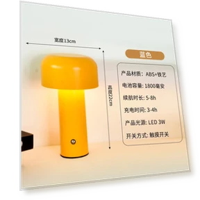 Creative Mushroom Table with USB Charging and Touch Sensor — USB Lighting Solutions, Home Textiles Fashion Gallery