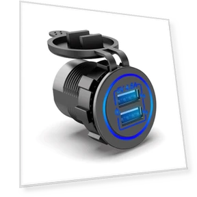 Dual USB Car Charger — Vehicle Power Solutions, Lntelligent Living Hall