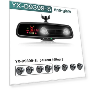 Electronic Anti-Glare Auto-Dimming Rearview Mirror with Parking Monitor — Interior Mirrors, JOHO - CarGear