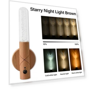 LED Wooden Touch Night Light with Motion Sensor — Night Lights, HIMO Group