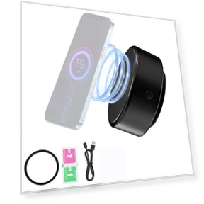 Magnetic Car Phone Holder with Wireless Charging — Dashboard Installation Kits, A Auto Parts Mall