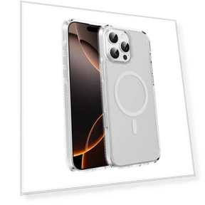 Magnetic Clear Phone Case — Basic Cases, QGeeM