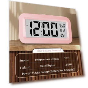 Mini Digital Alarm Clock with Temperature and Date — Alarms & Clocks, DC-HOME-4