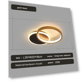 Modern LED Smart Ceiling Light — Overhead Lighting, Rainbow Rain