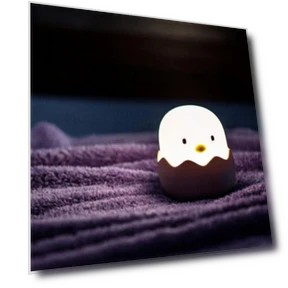 Silicone Touch Sensor Egg LED Night Light — Night Lights, Perphin Direct