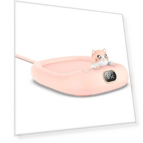 Smart Cat-Shaped Thermoplastic Plate — Beverage Warmers, Vinde Home