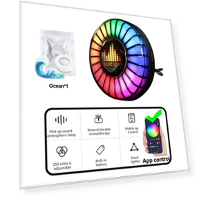 Smart RGB LED Car Ambient Lights with 3D Sound Control — Light Kit, Auto Home Solutions