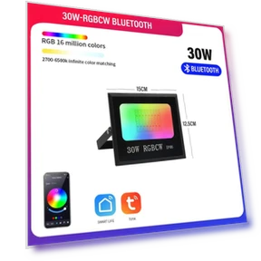 Smart RGB LED Spotlight — Garden Illumination, Rainbow Rain