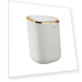 Smart Sensor Bathroom Trash Can — Kitchen Cans, Simple and warm