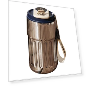 Smart Thermos Bottle with LED Temperature Display — Beverage Warmers, Drive Home Supplies