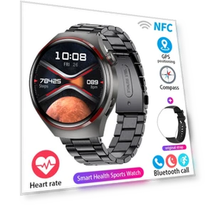 Smart Watch Men GPS Tracking AMOLED HD Display — Smartwatches, Zodvboz