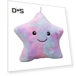 Soft LED Star Pillow — Night Lights, HOW-E