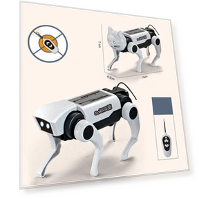 Solar Powered Robot Mechanical Dog — Solar Power, xly1818