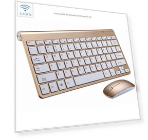 Ultra-thin Wireless Keyboard and Mouse Set 2.4G for Smart TV — Keyboards, Computer boost