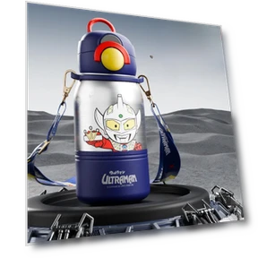 Ultraman Four Drink Smart Thermos Cup for Kids — Travel Drinkware, Indoor Furniture